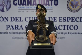 30 agentes de las FSPE de Guanajuato concluyen curso táctico de 800 horas