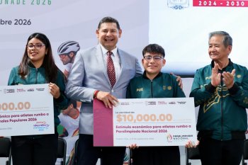 Puebla abandera delegaciones para Juegos Populares y Paralimpiada Nacional 2026