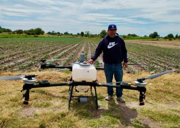 Módulos de maquinaria y drones atienden más de 130 hectáreas en Puebla