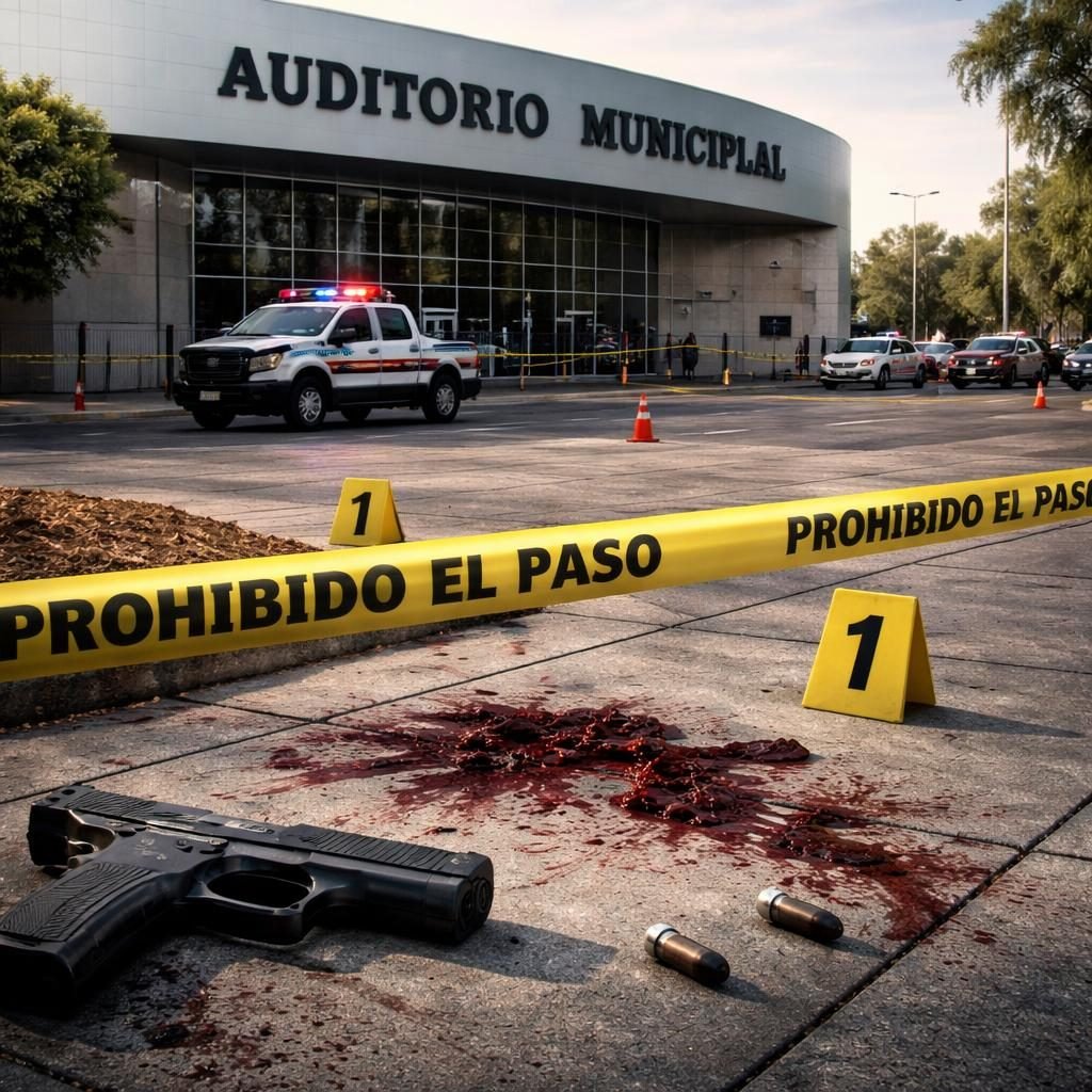 Ataque armado en el Auditorio Municipal de Morelia deja un muerto y un herido