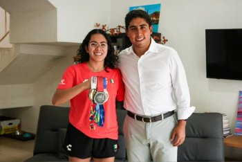 Clío Bárcenas, la tenimesista de Cancún con siete títulos nacionales y un oro panamericano