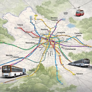 Mapa Movimex: consulta rutas y conexiones del transporte público del Edomex