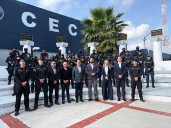 Policía de Colombia capacita a 31 agentes queretanos en operaciones tácticas urbanas