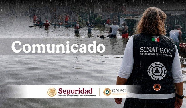 Protección Civil emite recomendaciones por lluvias fuertes y onda de calor en México
