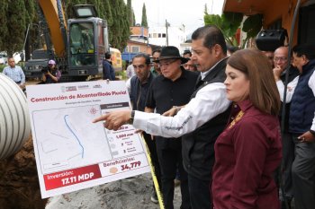 Zacatlán suma dos colectores pluviales con inversión de 23.34 mdp