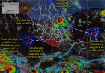 Guerrero: pronóstico de calor y lluvias nocturnas; monitorean baja presión al sur de