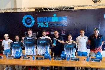 Chankanaab recibe a más de 2,500 triatletas de 50 países para el Ironman 70.3 Cozumel