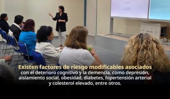 Envejecimiento no implica pérdida de memoria, señala investigadora del INNNMVS
