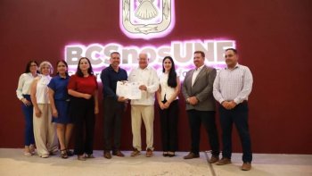 Firman convenio para módulo web que agilizará trámites inmobiliarios en BCS
