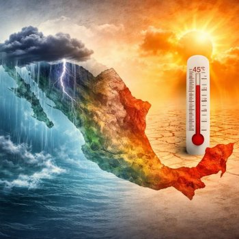 Smn prevé lluvias intensas y calor de hasta 45 °C en México