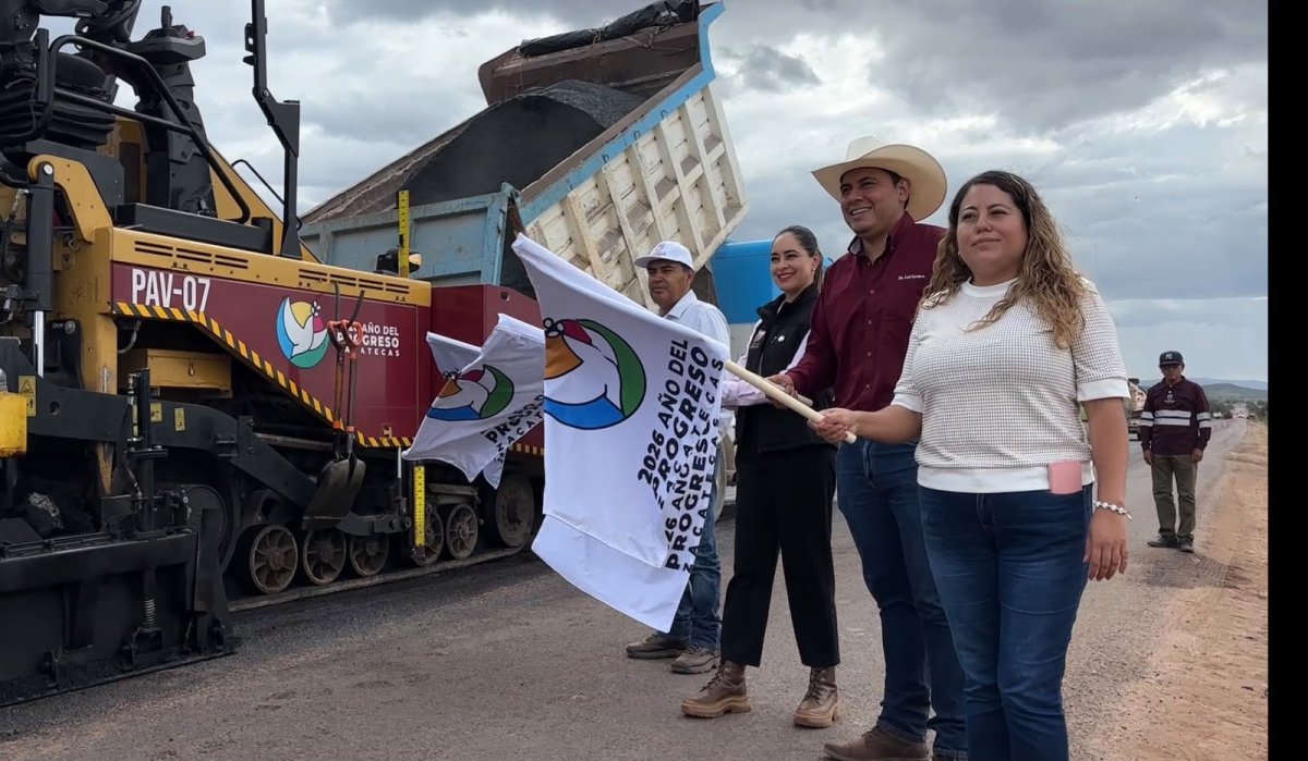Zacatecas inicia rehabilitación de 8.5 km de la carretera Trancoso–San José del Carmen