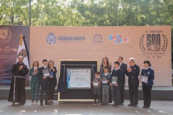 Acámbaro celebra 500 años de su fundación con ceremonia cívica y sesión solemne