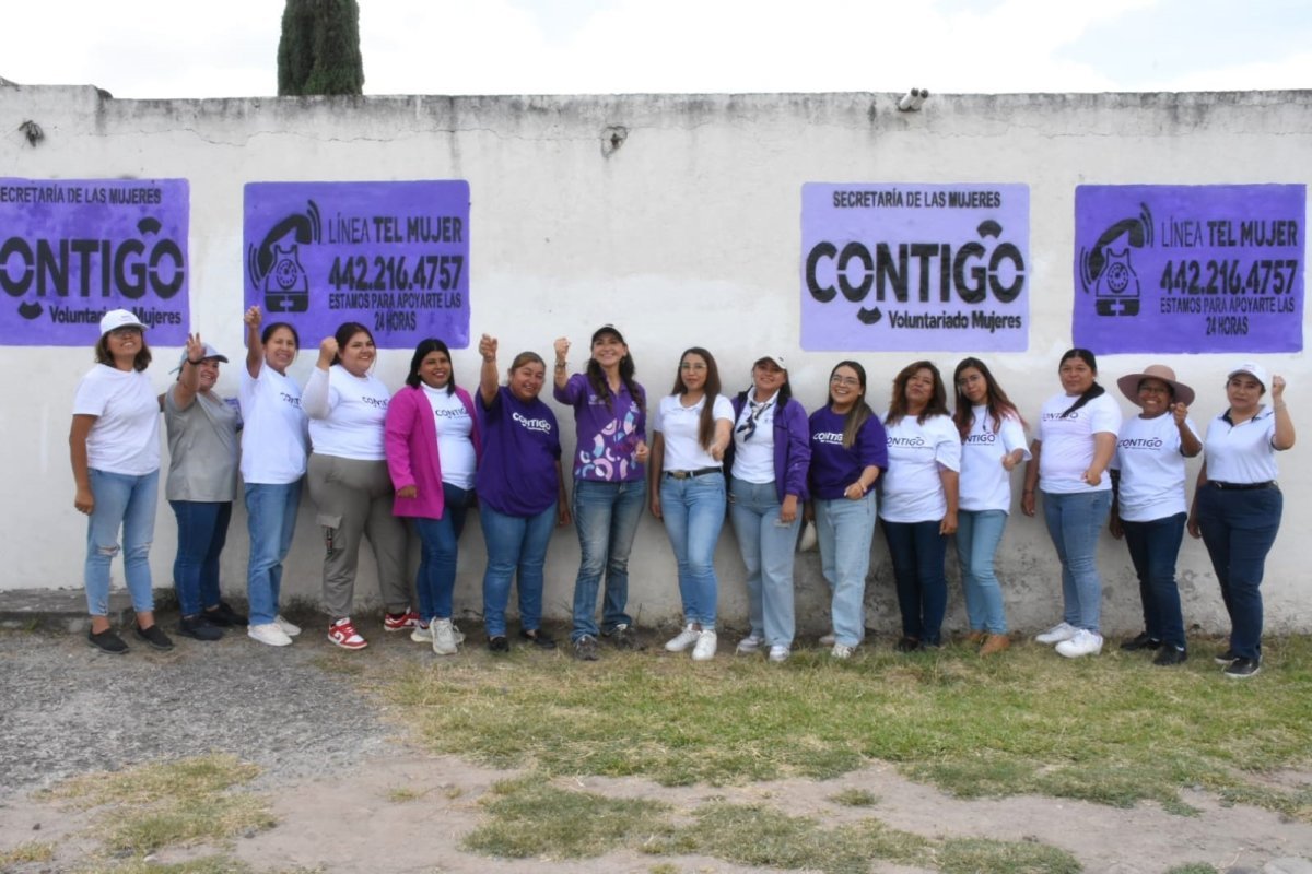 Arranca el voluntariado "Contigo Mujeres" en cinco municipios de Querétaro