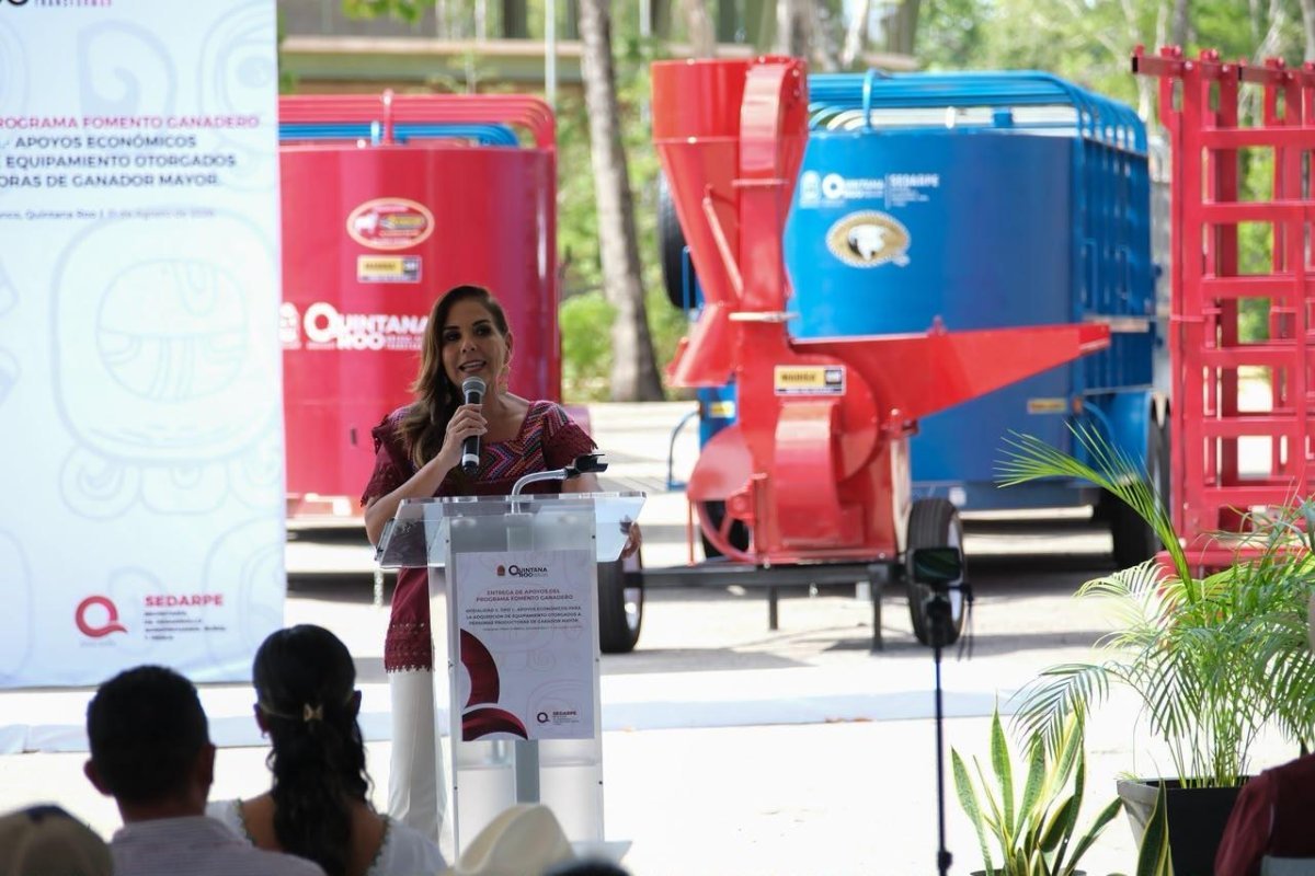 Entregan equipamiento ganadero a 82 productores de seis municipios de Quintana Roo