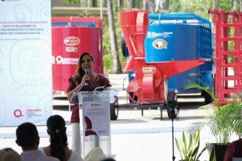 Entregan equipamiento ganadero a 82 productores de seis municipios de Quintana Roo