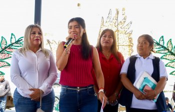 Entregan mil kits de leche a familias de San Sebastián de Aparicio