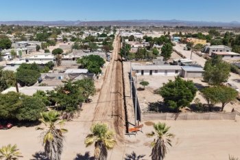 Inicia pavimentación de calle en Vizcaíno con inversión de 16 mdp