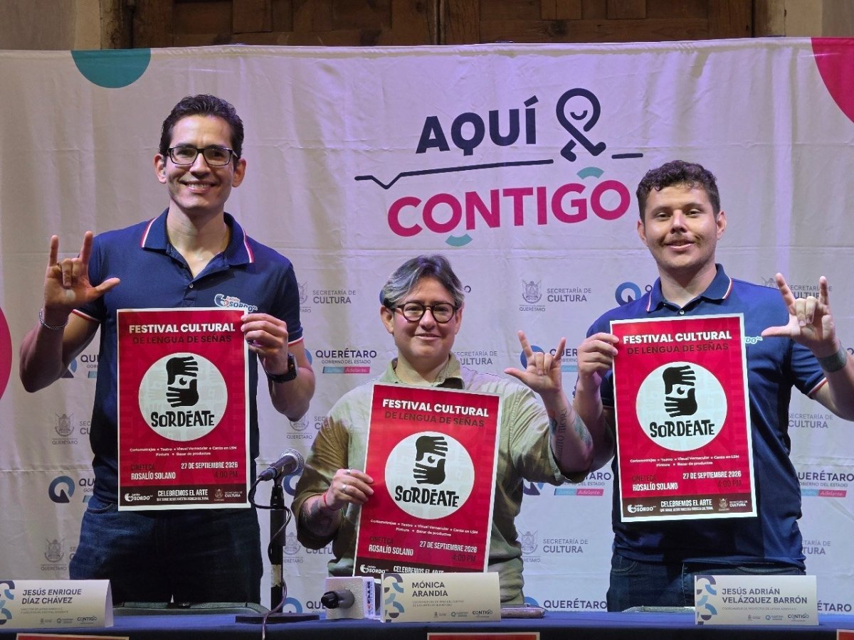 Festival Sordéarte, primer encuentro nacional de lengua de señas, se realizará en Querétaro