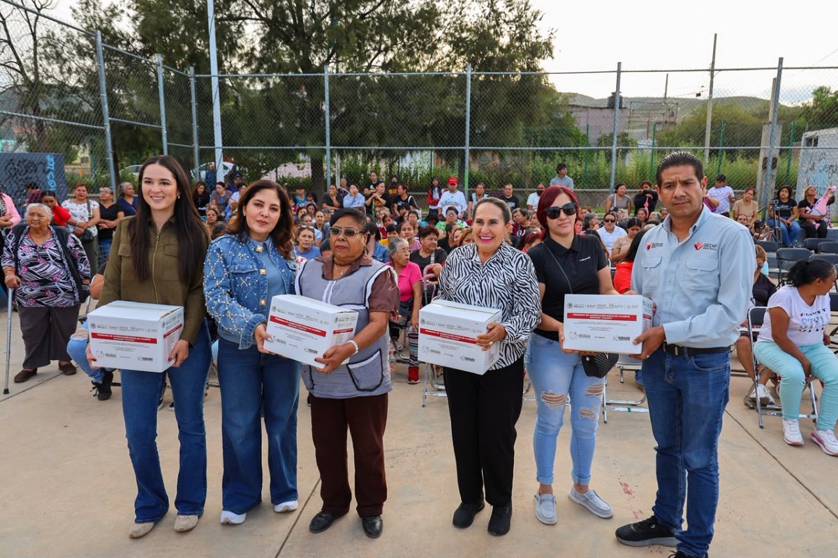 SEDIF entrega apoyos alimentarios del programa Corazón Contento a familias de Guadalupe