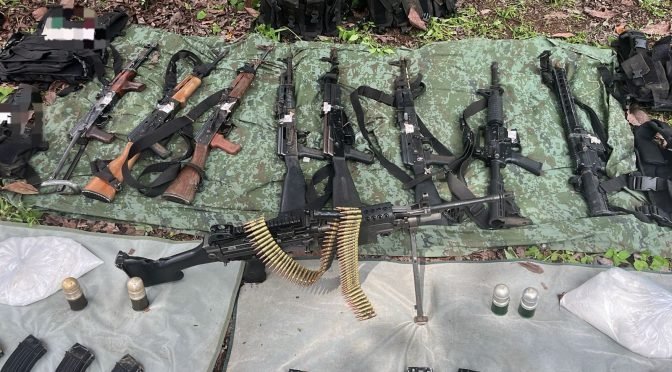 SSP asegura 667 armas de fuego en Michoacán durante 2026