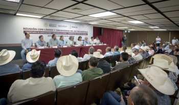 Agricultura federal impulsa plan a cuatro años para el campo de Sinaloa
