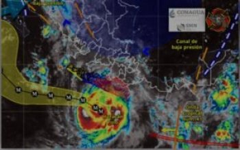 Huracán Polo categoría 4 se ubica a 255 km de Acapulco; Guerrero mantiene vigilancia