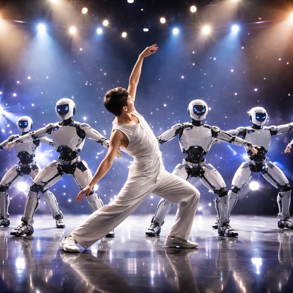 Wu Yufei y los robots humanoides de Unitree llegan a la final de America's Got Talent