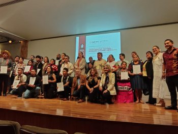 Artesana de Naupan gana Premio Único en Textiles en el Concurso Nacional de Artesanía 2026