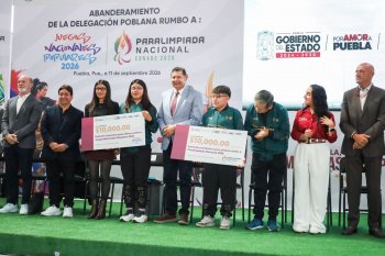 Paratletas poblanos de boccia y paranatación compiten en la Paralimpiada Nacional CONADE 2026