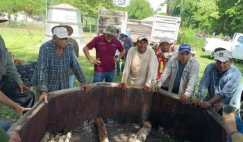 Productores de Escárcega se capacitan en producción y comercialización de carbón vegetal