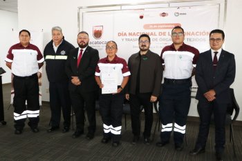 Zacatecas reconoce a hospitales, instituciones y donantes por fomentar la donación de órganos
