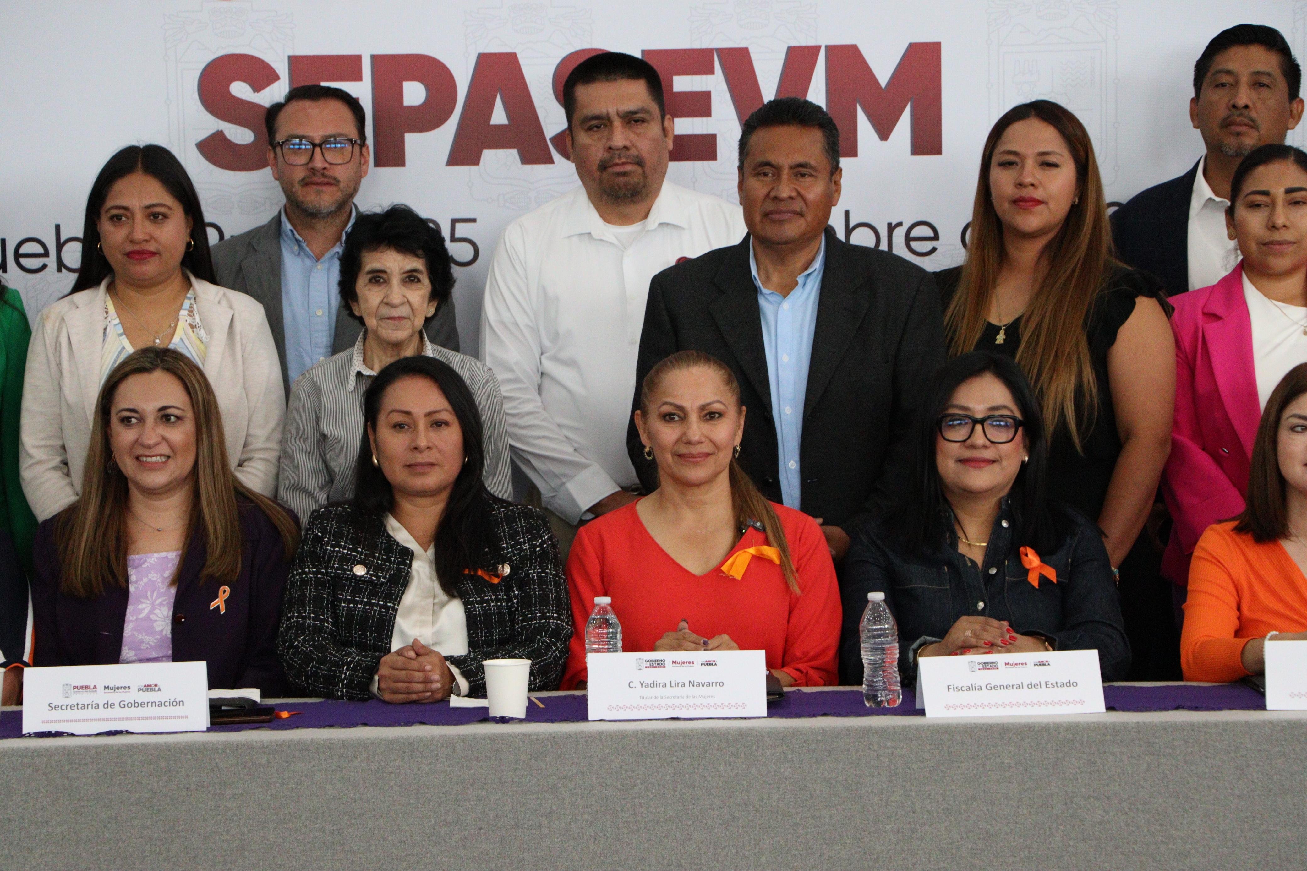 SEPASEVM revisa resultados de la Alerta de Violencia de Género en 50 municipios de Puebla