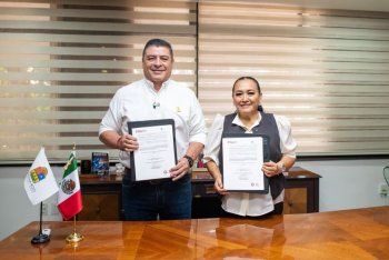 Firman convenio SEQ y COBAQROO para llevar educación superior a distancia a 509 jóvenes y adultos de 9 municipios
