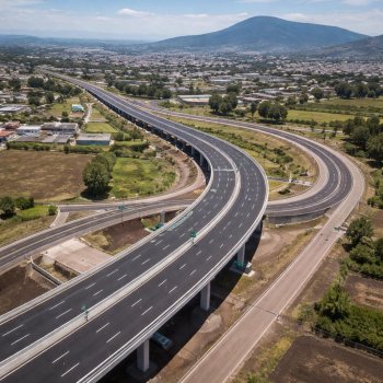 Inauguración del primer tramo del segundo periférico de Morelia
