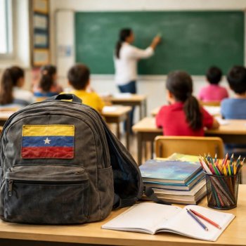 Niños venezolanos echan raíces en las aulas de la SEP