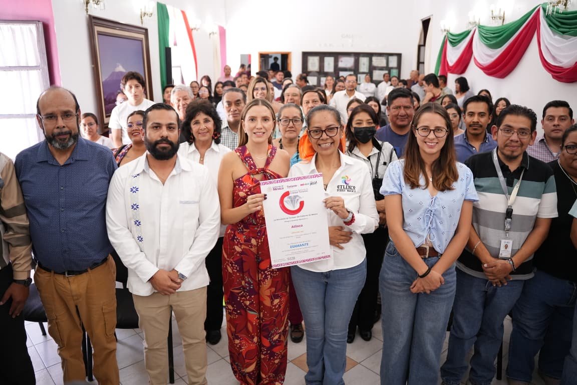 Atlixco obtiene el Distintivo Nacional de Calidad Turística Nivel Diamante a 11 años como Pueblo Mágico