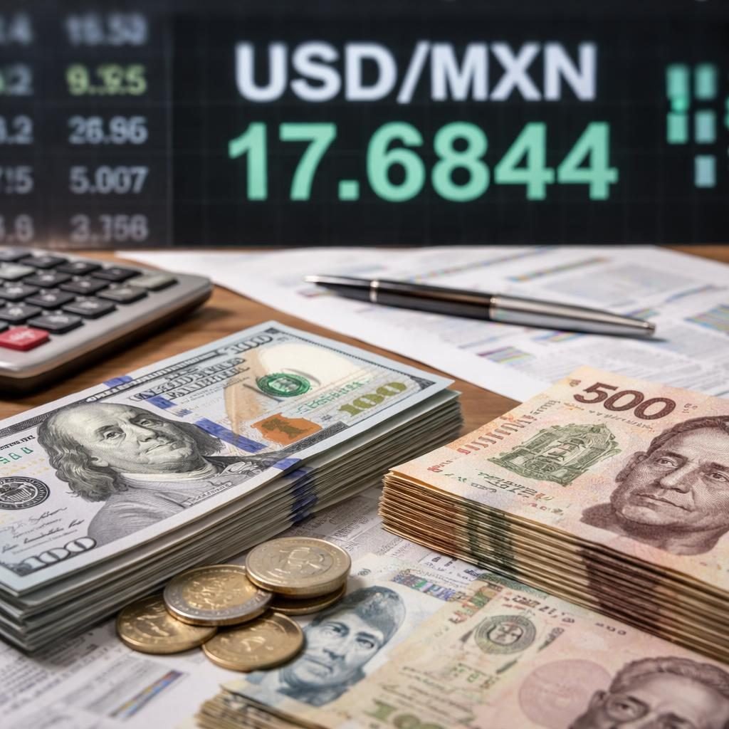 Precio del dólar hoy sábado 26 de septiembre de 2026 en México: el peso mexicano se estabiliza en 17.6844 unidades