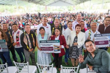 Entregan apoyos al campo y obra comunitaria por más de 900 productores en la Sierra Nororiental de Puebla