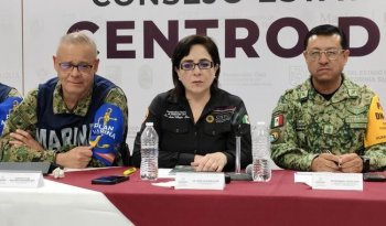 Marina instala puesto de mando en Ciudad Constitución y envía 1,400 despensas por huracán Polo