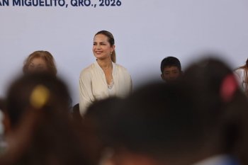 Rehabilitan aula cocina en primaria Damián Carmona de San Miguelito, Querétaro