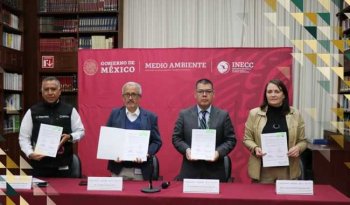 Cenapred y INECC firman convenio para prevenir riesgos por cambio climático