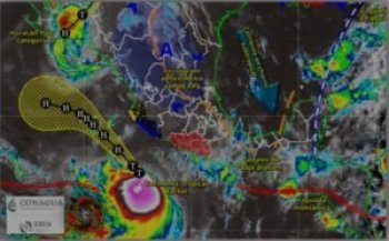 Guerrero prevé lluvias fuertes este martes por canal de baja presión; "Rachel" se aleja