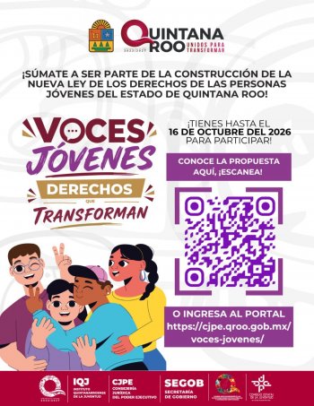 IQJ abre consulta para la nueva Ley de los Derechos de las Personas Jóvenes de Quintana Roo