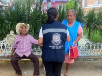 Personal de Prevención Social del Delito difunde información preventiva en Copala