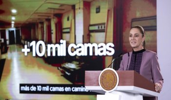 Sheinbaum reporta 12 mil camas hospitalarias nuevas y 24.8 millones de consultas de Salud Casa por Casa