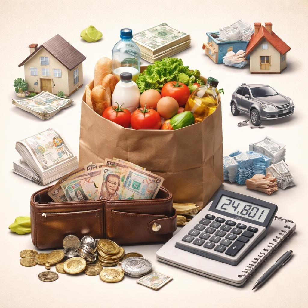 Inegi: hogares mexicanos gastan 24,801 pesos al mes; alimentos, el mayor gasto