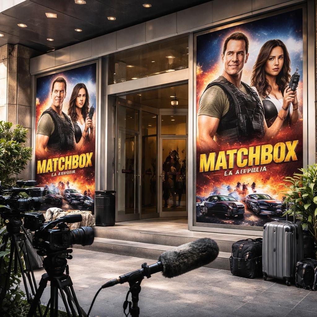 John Cena y Jessica Biel llegan a la CDMX para presentar “Matchbox: La película”