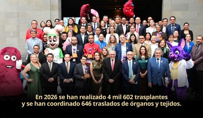 México registra 4,602 trasplantes en 2026 y 18,051 personas siguen en lista de espera