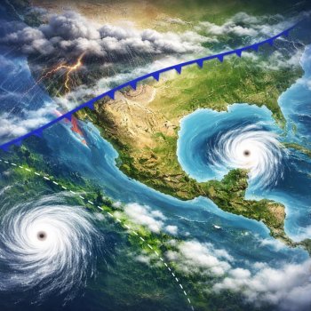 Clima hoy 30 de septiembre: frente frío, huracanes y monzón azotarán México