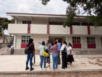 IGIFE supervisa obra en primaria Rafael Ramírez de Chilpancingo; registra 78% de avance